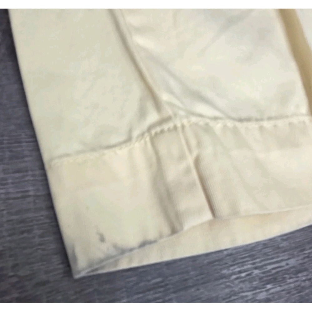 Polo Ralph Lauren Pants Men 40x32 Yellow Cotton Classic Preppy Party Lightweight - Picture 6 of 7